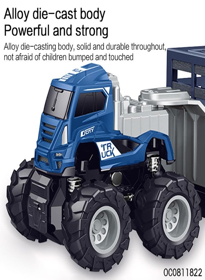 UKAXA 1:43 Diecast Alloy Truck Toy Animal Lion Transportation Big Truck Toys with Friction Powered Miniature Car Vehicle Toy for Kids Boys and Girls - Image 4